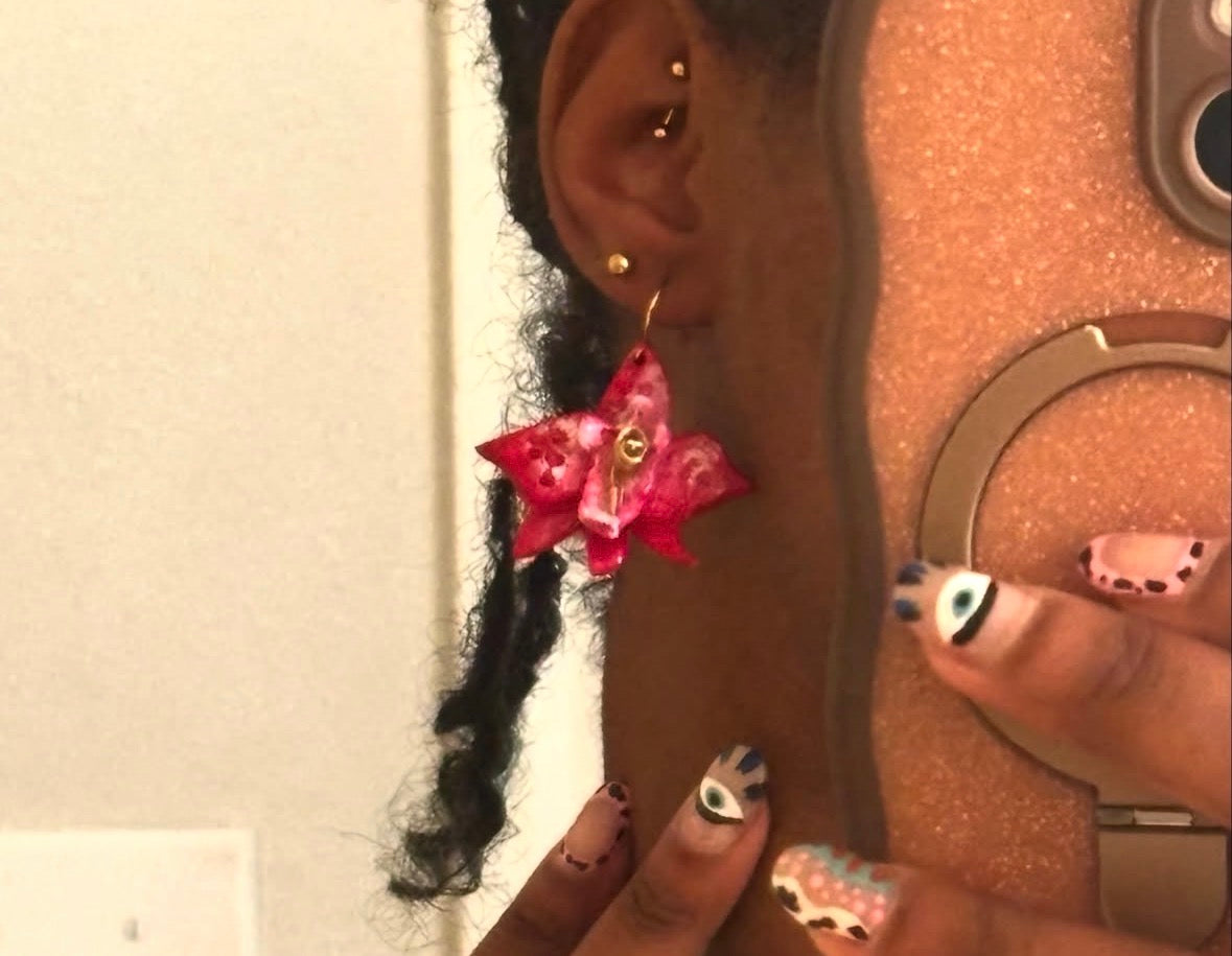 Orchid Earrings