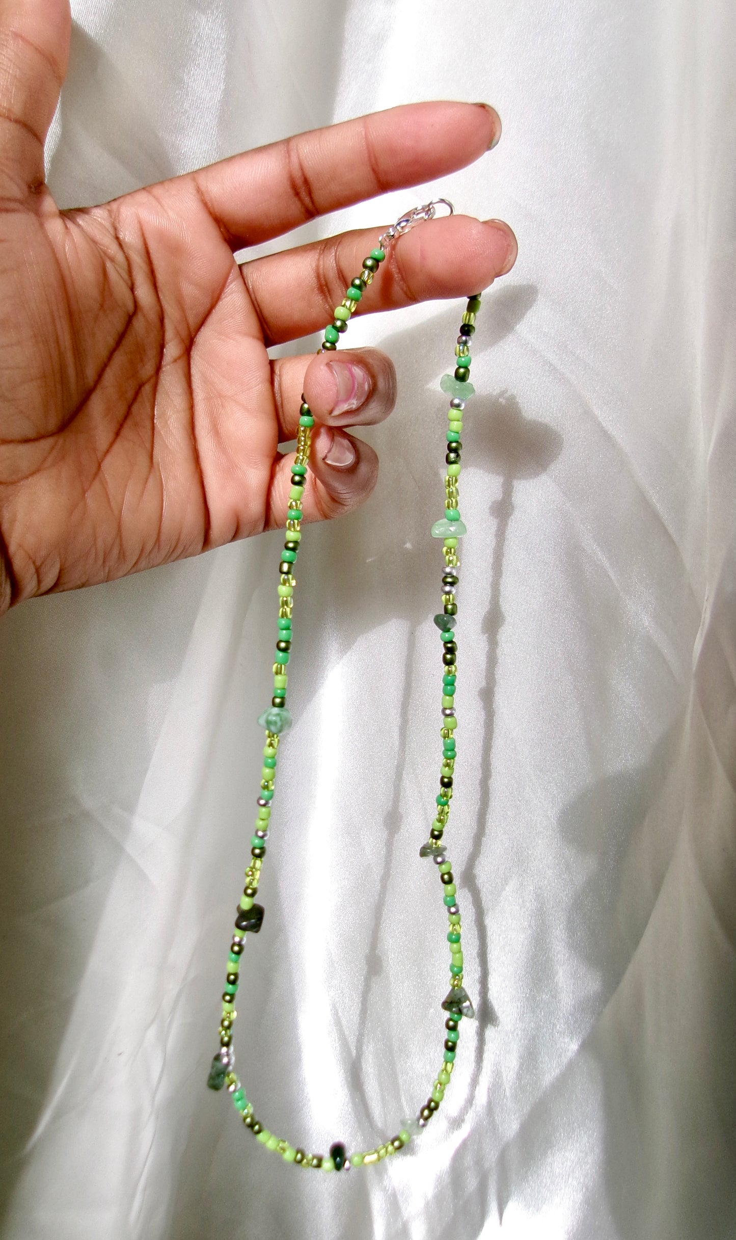 Just a Green Beaded Necklace :)