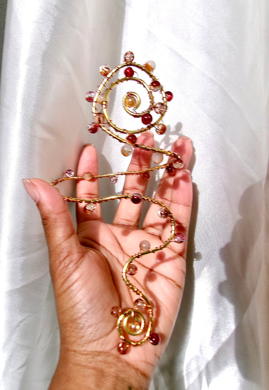 “Shades of Brown” Arm Cuffs