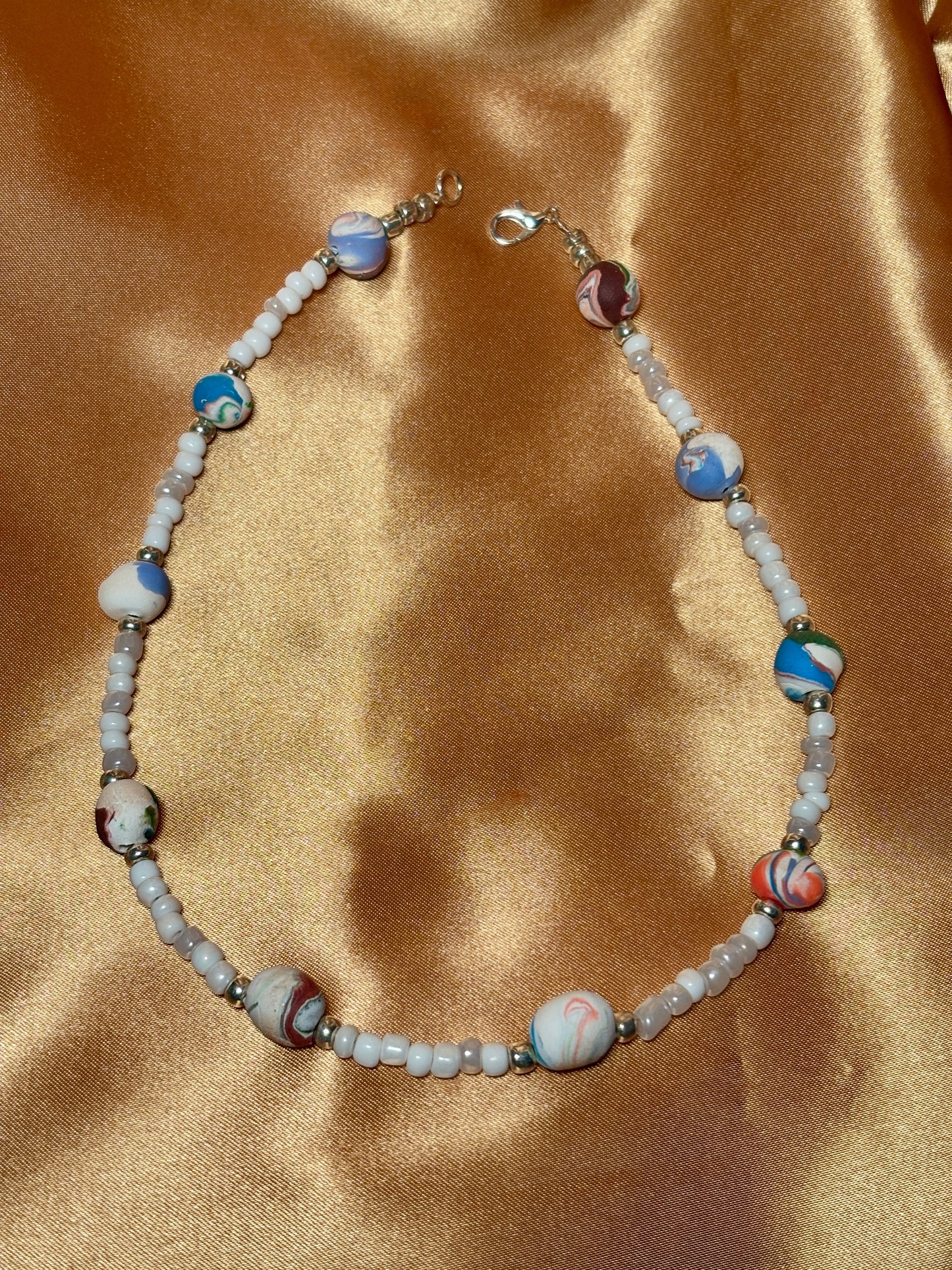“Fresh Like Land and Sea” Mixed Bead Necklace [MTO]