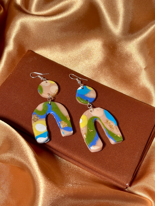 Earthy Circle + Arch Earring [MTO]