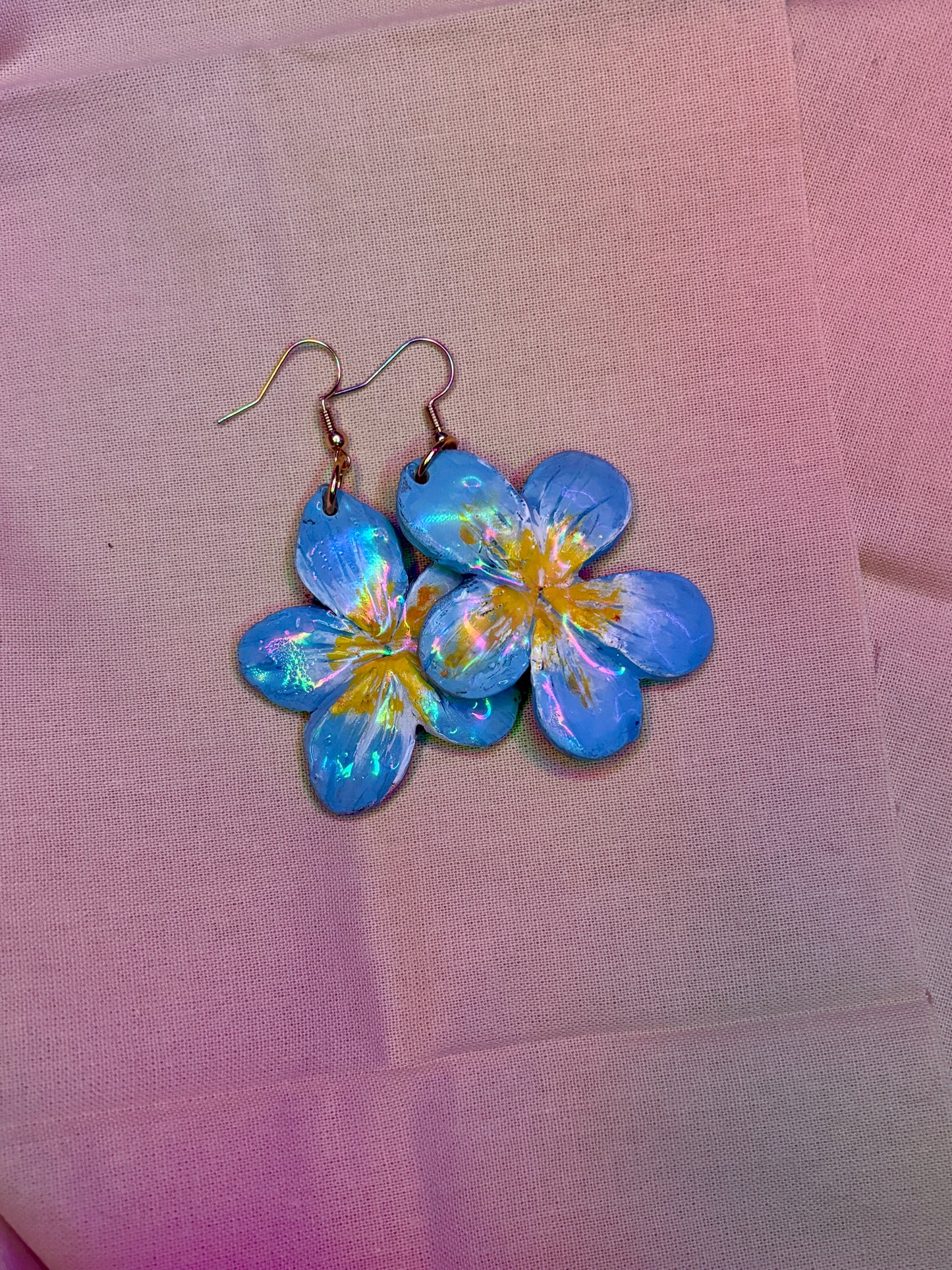 Blue Lily Earrings [MTO]